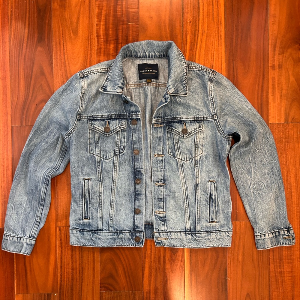 Lucky Brand Tomboy Trucker Denim Jacket